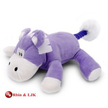 custom promotional lovely purple cow stuffed toy